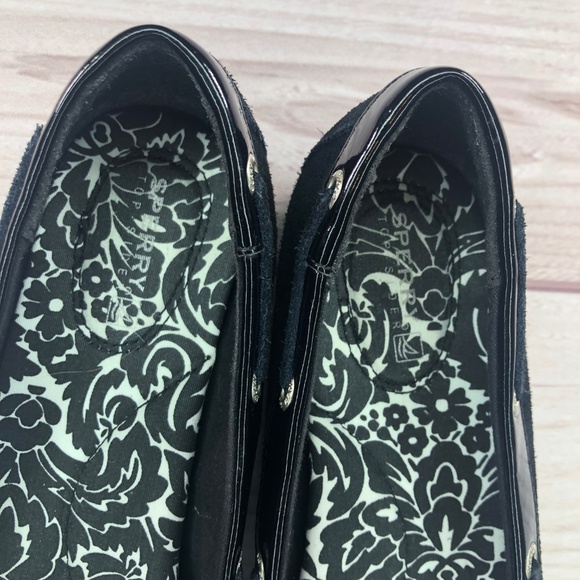 Sperry Topsider Suede Black Tassels Size 8 - Picture 3 of 8
